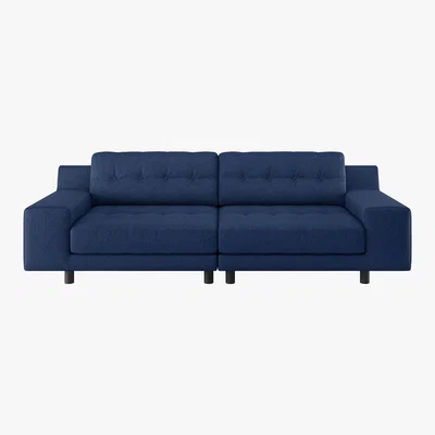Habitat Hendricks Blue FaBric 4 Seater Easy Access Sofa, Blue