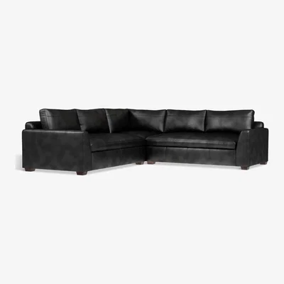 John Lewis John Lewis & Partners Tortona Leather Corner Sofa
