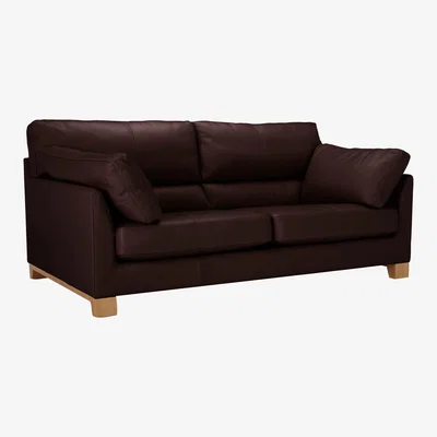 John Lewis John Lewis & Partners Ikon High Back Grand 4 Seater Leather Sofa