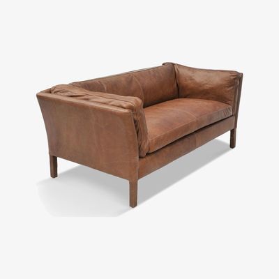 John Lewis Halo Groucho Small 2 Seater Leather Sofa