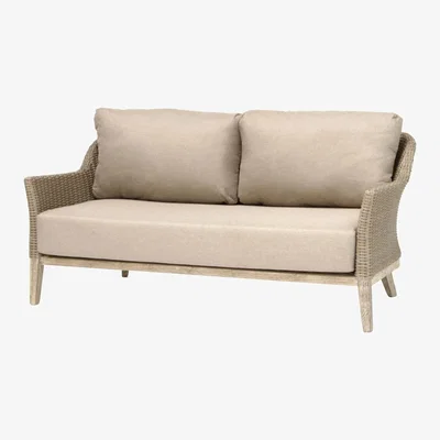 John Lewis KETTLER Cora Lounging 3 Seater Sofa, FSC-Certified (Acacia), Smoke White