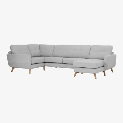 John Lewis John Lewis & Partners Barbican Medium Corner End Sofa with RHF Chaise Unit
