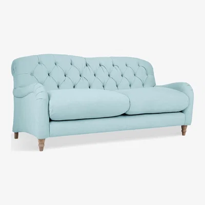 John Lewis Crumble Medium 2 Seater Sofa by Loaf at John Lewis, Clever Softie Powder Blue