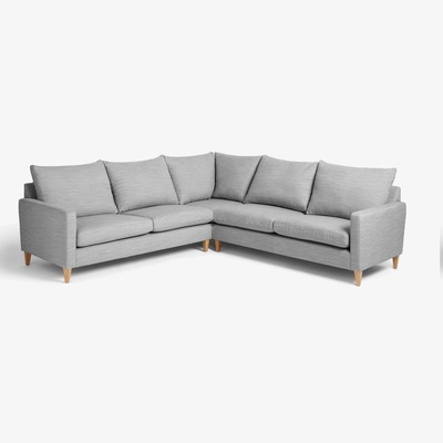 John Lewis John Lewis & Partners Bailey Fixed Cover Corner Sofa