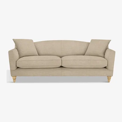 John Lewis Croft Collection Melrose Grand 4 Seater Sofa, Light Leg, Hope Caramel