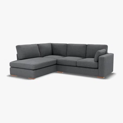 Marks & Spencer M&S Boston Small Corner Chaise Sofa (Left-Hand) - SLHCH - Dark Ochre, Dark Ochre,Grey,Steel,Charcoal,Navy,Duck Egg,Dusky Pink,Natural,Ochre,Emerald,Peacock