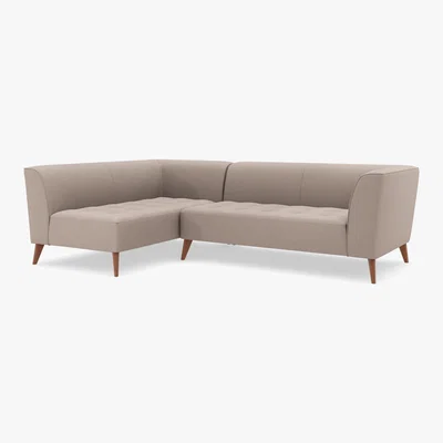 Marks & Spencer M&S Luna Corner Sofa (Left-Hand) - SLCNR - Chestnut, Chestnut,Teak,Dark Brown