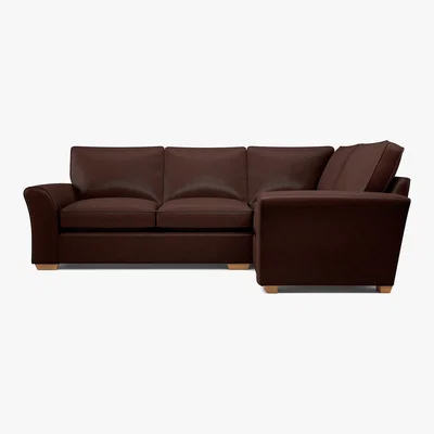 Marks & Spencer M&S Lincoln Small Corner Sofa (Right-Hand) - SRCNR - Navy, Navy,Light Grey,Ochre,Terracotta,Grey,Blush Pink,Teal,Sage,Natural