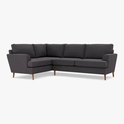 Marks & Spencer M&S Copenhagen Small Corner Sofa (Left-Hand) - SLCNR - Light Grey, Light Grey,Navy,Ochre,Terracotta,Grey,Teal,Blush Pink,Natural,Sage