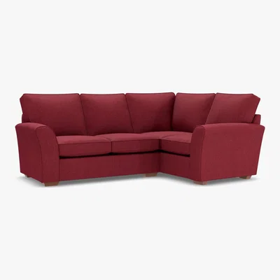 Marks & Spencer M&S Lincoln Extra Small Corner Sofa (Right-Hand) - EXSRC - Navy, Navy,Light Grey,Ochre,Terracotta,Grey,Blush Pink,Teal,Natural,Sage