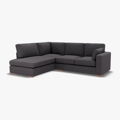 Marks & Spencer M&S Boston Small Corner Chaise Sofa (Left-Hand) - SLHCH - Dark Ochre, Dark Ochre,Grey,Steel,Charcoal,Navy,Duck Egg,Dusky Pink,Natural,Ochre,Emerald,Peacock