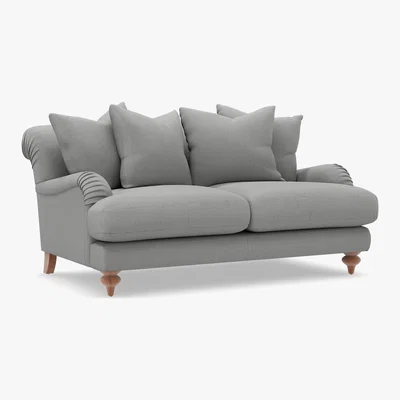 Marks & Spencer M&S Isabelle Small Sofa - Dusky Pink, Dusky Pink,Dark Ochre,Peacock,Grey,Emerald,Navy,Duck Egg,Natural,Charcoal,Ochre,Steel