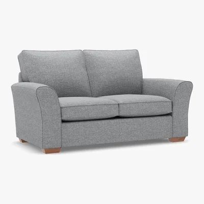 Marks & Spencer M&S Lincoln Small Sofa - Grey, Grey,Linen,Duck Egg,Blush,Mushroom,Dark Grey,Soft Teal,Silver,Natural,Dark Teal,Navy,Charcoal,Almond,Ochre,Denim