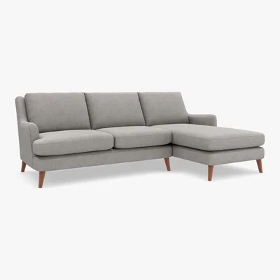 Marks & Spencer M&S Ashton Corner Chaise Sofa (Right-Hand) - R3STC - Natural, Natural,Soft Teal,Grey,Navy,Dark Grey,Blush,Duck Egg,Dark Teal,Silver,Linen,Almond,Denim,Charcoal,Blue,Mushroom