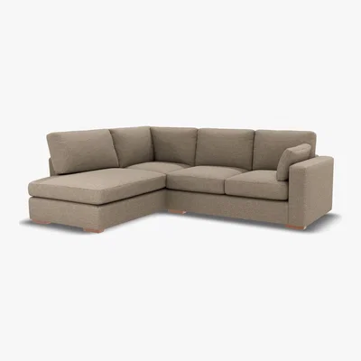 Marks & Spencer M&S Boston Small Corner Chaise Sofa (Left-Hand) - SLHCH - Dark Ochre, Dark Ochre,Grey,Steel,Charcoal,Navy,Duck Egg,Dusky Pink,Natural,Ochre,Emerald,Peacock