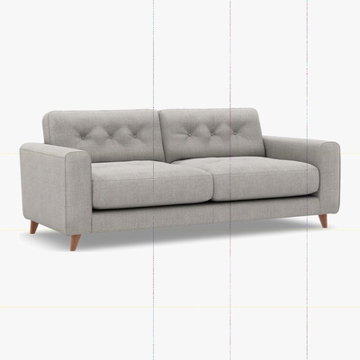 Marks & Spencer M&S Henley Large Sofa - Navy, Navy,Grey,Light Grey,Terracotta,Ochre,Blush Pink,Teal,Natural,Sage