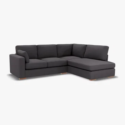 Marks & Spencer M&S Boston Small Corner Chaise Sofa (Right-Hand) - SRHCH - Dark Ochre, Dark Ochre,Grey,Steel,Charcoal,Navy,Duck Egg,Dusky Pink,Natural,Ochre,Emerald,Peacock