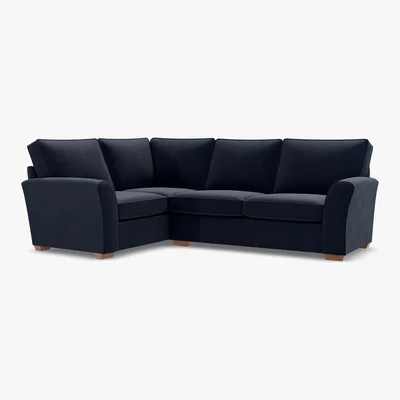 Marks & Spencer M&S Lincoln Small Corner Sofa (Left-Hand) - SLCNR - Terracotta, Terracotta,Navy,Ochre,Light Grey,Grey,Blush Pink,Teal,Natural,Sage