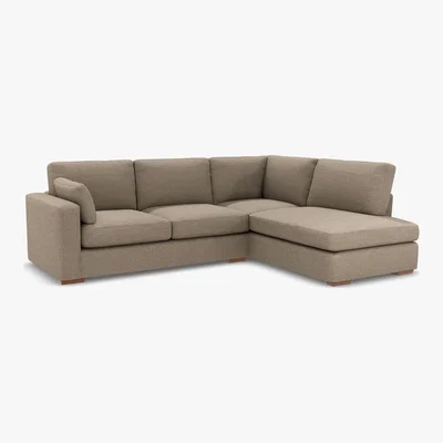 Marks & Spencer M&S Boston Corner Chaise Sofa (Right-Hand) - R3STC - Dusky Pink, Dusky Pink,Natural,Charcoal,Ochre,Emerald,Peacock,Grey,Dark Ochre,Steel,Navy,Duck Egg