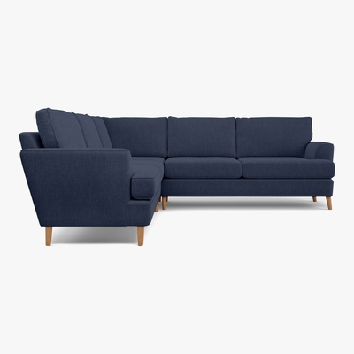Marks & Spencer M&S Copenhagen Corner Sofa - CNR - Navy, Navy,Ochre,Terracotta,Light Grey,Grey,Teal,Blush Pink,Sage,Natural