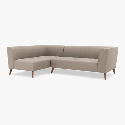 Marks & Spencer M&S Luna Corner Sofa (Left-Hand) - SLCNR - Chestnut, Chestnut,Teak,Dark Brown