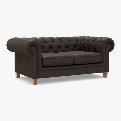 Marks & Spencer M&S Hampstead Medium Sofa - Dark Brown, Dark Brown,Teak,Chestnut