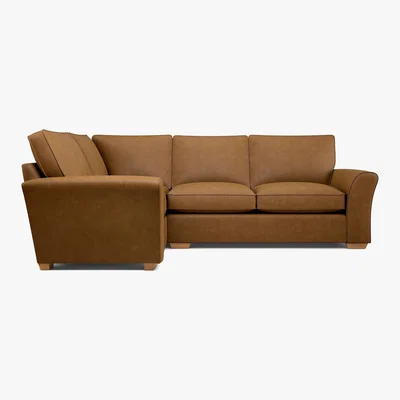 Marks & Spencer M&S Lincoln Small Corner Sofa (Left-Hand) - SLCNR - Terracotta, Terracotta,Navy,Ochre,Light Grey,Grey,Blush Pink,Teal,Natural,Sage