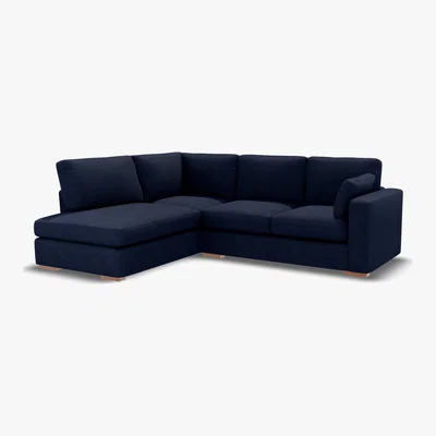 Marks & Spencer M&S Boston Small Corner Chaise Sofa (Left-Hand) - SLHCH - Dark Ochre, Dark Ochre,Grey,Steel,Charcoal,Navy,Duck Egg,Dusky Pink,Natural,Ochre,Emerald,Peacock