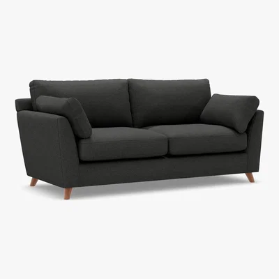 Marks & Spencer M&S Oscar Medium Sofa - Almond, Almond,Ochre,Navy,Denim,Grey,Linen,Soft Teal,Duck Egg,Natural,Silver,Dark Teal,Mushroom,Dark Grey,Charcoal,Blush,Blue