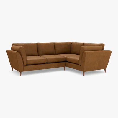 Marks & Spencer M&S Finch Small Corner Sofa (Right-Hand) - SRCNR - Terracotta, Terracotta,Ochre,Blush Pink,Teal,Natural,Light Grey,Sage,Grey,Navy