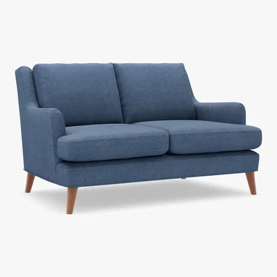 Marks & Spencer M&S Ashton Compact Sofa - COMPQ - Silver, Silver,Linen,Almond,Natural,Denim,Charcoal,Blue,Mushroom,Soft Teal,Grey,Navy,Dark Grey,Blush,Duck Egg,Ochre,Dark Teal