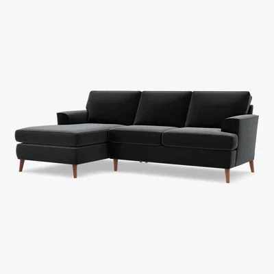 Marks & Spencer M&S Copenhagen Corner Chaise Sofa (Left-Hand) - L3STC - Terracotta, Terracotta,Light Grey,Grey,Navy,Ochre,Teal,Blush Pink,Natural,Sage