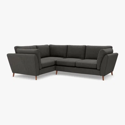 Marks & Spencer M&S Finch Small Corner Sofa (Left-Hand) - SLCNR - Duck Egg, Duck Egg,Charcoal,Indigo,Steel,Silver,Natural,Dark Red,Denim,Navy,Dark Teal
