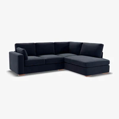 Marks & Spencer M&S Boston Small Corner Chaise Sofa (Right-Hand) - SRHCH - Dark Ochre, Dark Ochre,Grey,Steel,Charcoal,Navy,Duck Egg,Dusky Pink,Natural,Ochre,Emerald,Peacock