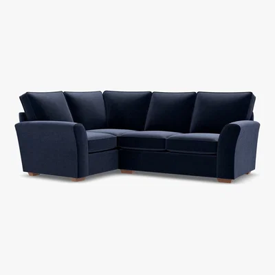 Marks & Spencer M&S Lincoln Extra Small Corner Sofa (Left-Hand) - EXSLC - Terracotta, Terracotta,Navy,Ochre,Light Grey,Grey,Blush Pink,Teal,Sage,Natural
