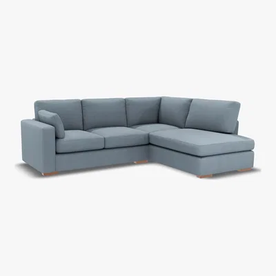 Marks & Spencer M&S Boston Small Corner Chaise Sofa (Right-Hand) - SRHCH - Dark Ochre, Dark Ochre,Grey,Steel,Charcoal,Navy,Duck Egg,Dusky Pink,Natural,Ochre,Emerald,Peacock