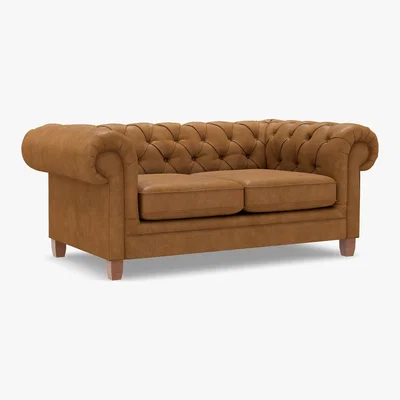 Marks & Spencer M&S Hampstead Medium Sofa - Dark Brown, Dark Brown,Teak,Chestnut