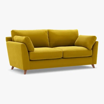 Marks & Spencer M&S Oscar Medium Sofa - Almond, Almond,Ochre,Navy,Denim,Grey,Linen,Soft Teal,Duck Egg,Natural,Silver,Dark Teal,Mushroom,Dark Grey,Charcoal,Blush,Blue