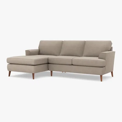 Marks & Spencer M&S Copenhagen Corner Chaise Sofa (Left-Hand) - L3STC - Terracotta, Terracotta,Light Grey,Grey,Navy,Ochre,Teal,Blush Pink,Natural,Sage