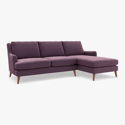 Marks & Spencer M&S Ashton Corner Chaise Sofa (Right-Hand) - R3STC - Natural, Natural,Soft Teal,Grey,Navy,Dark Grey,Blush,Duck Egg,Dark Teal,Silver,Linen,Almond,Denim,Charcoal,Blue,Mushroom