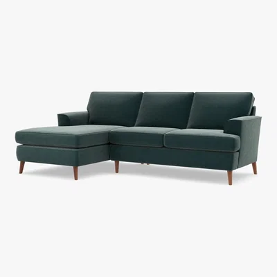 Marks & Spencer M&S Copenhagen Corner Chaise Sofa (Left-Hand) - L3STC - Terracotta, Terracotta,Light Grey,Grey,Navy,Ochre,Teal,Blush Pink,Natural,Sage