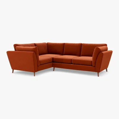 Marks & Spencer M&S Finch Small Corner Sofa (Left-Hand) - SLCNR - Duck Egg, Duck Egg,Charcoal,Indigo,Steel,Silver,Natural,Dark Red,Denim,Navy,Dark Teal