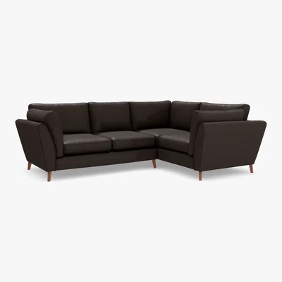 Marks & Spencer M&S Finch Small Corner Sofa (Right-Hand) - SRCNR - Terracotta, Terracotta,Ochre,Blush Pink,Teal,Natural,Light Grey,Sage,Grey,Navy