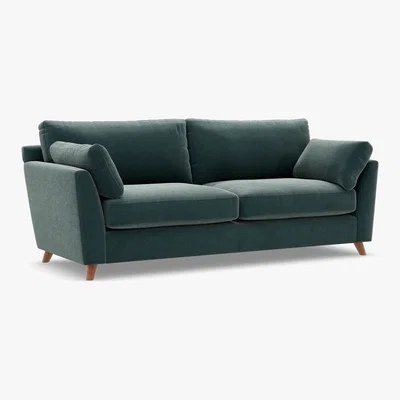 Marks & Spencer M&S Oscar Large Sofa - Almond, Almond,Ochre,Navy,Denim,Grey,Linen,Soft Teal,Duck Egg,Natural,Silver,Dark Teal,Mushroom,Dark Grey,Charcoal,Blush,Blue