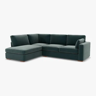 Marks & Spencer M&S Boston Corner Chaise Sofa (Left-Hand) - L3STC - Dark Ochre, Dark Ochre,Grey,Steel,Charcoal,Navy,Duck Egg,Dusky Pink,Natural,Ochre,Emerald,Peacock
