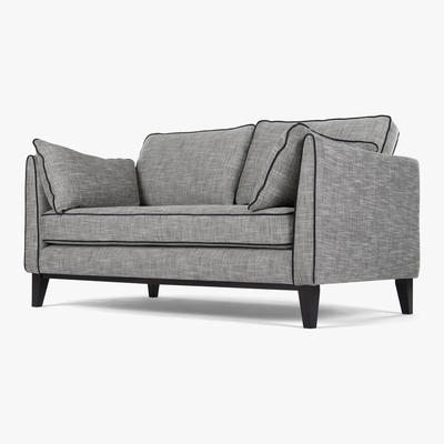 Made.com Content by Terence Conran Keston 2 Seater Sofa, Jet Grey
