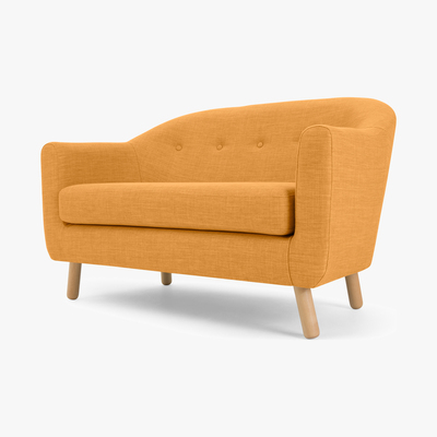 Made.com Lottie 2 Seater Sofa, Honey Yellow