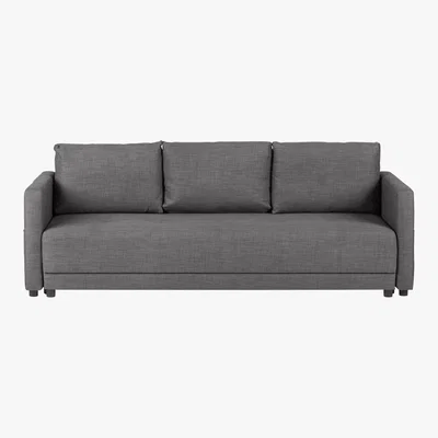 Made.com Brock Platform Sofabed, Pewter Grey