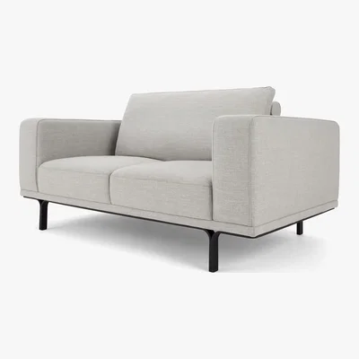 Made.com Nocelle 2 Seater Sofa, Chic Grey
