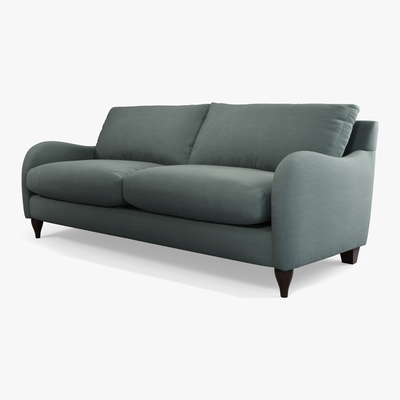Made.com Custom MADE Sofia 3 Seater Sofa, Athena Dark Grey